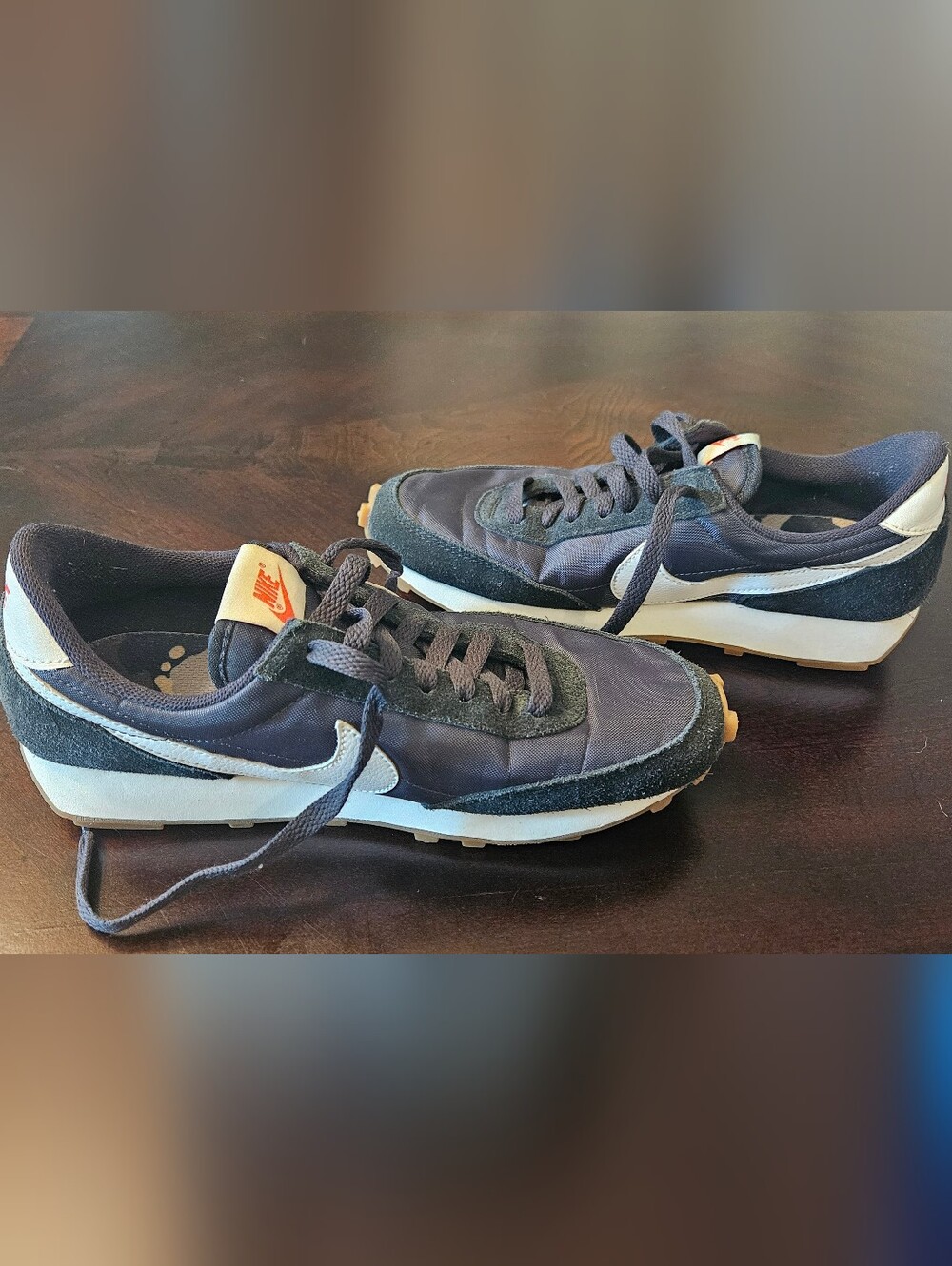 Nike Women's Black and White Retro Runner Sneakers